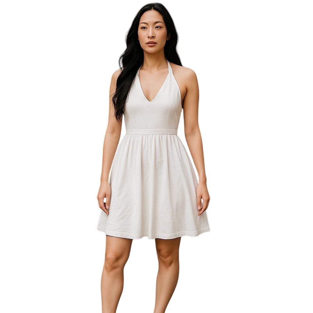 Susana Monaco White Halter Dress